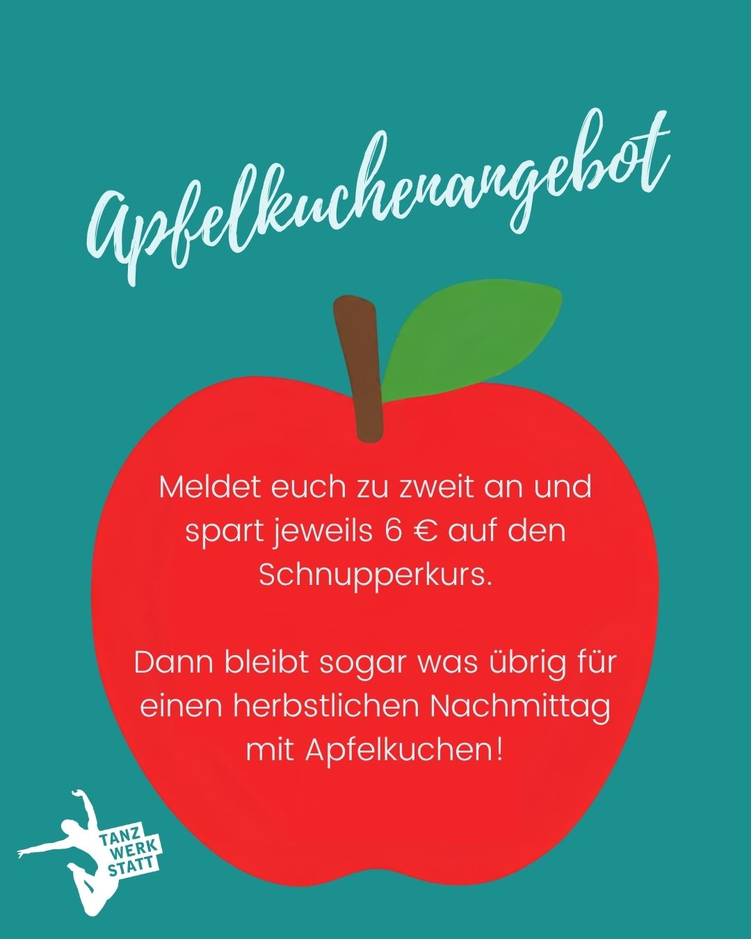 Apfelkuchenangebot